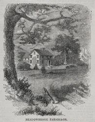 Meadowbrook prästgård, 1860.