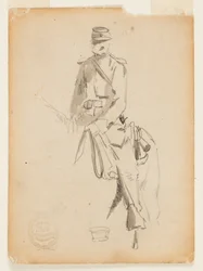 Beriden kavalleriofficer