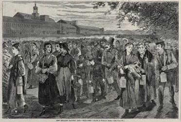 New England Factory Life - "Bell-Time"