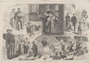Nyheter från kriget, publicerad 1862.