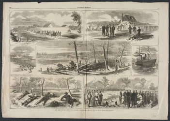 Vår armé före Yorktown, Virginia, 1862.