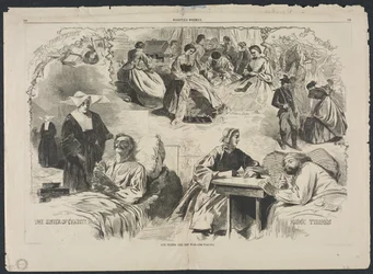 Våra kvinnor och kriget, 1862.