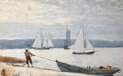 Pulling the Dory, 1880