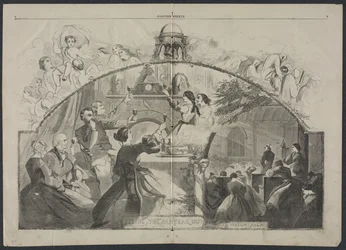 Att se det gamla året ut, 1861.