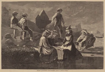 Seesaw - Gloucester, Massachusetts, publicerad 1874.