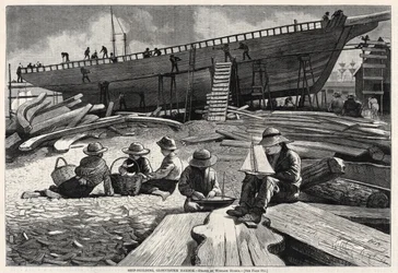 Skeppsbyggnad, Gloucester Harbor