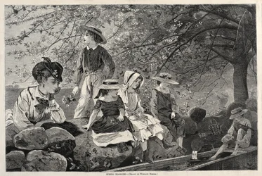 Våren blommar, 1870.