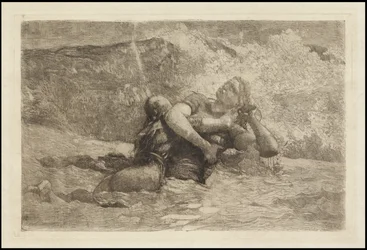 Studie för Undertow, c.1886