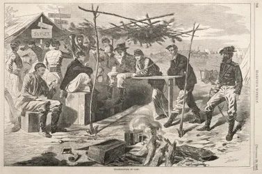 Tacksägelse i lägret, 1862.