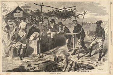 Thanksgiving in Camp, från Harper