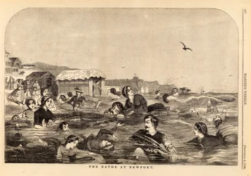 The Bathe [sic] at Newport, från Harper