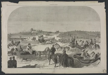 Körningen i Central Park, New York, september 1860