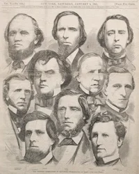 Georgias delegation i kongressen, 1861.