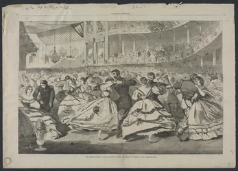 Den stora ryska balen vid Musikhögskolan, 5 november 1863, 1863.