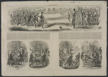 Matchen mellan Sophs och Freshmen, 1857.