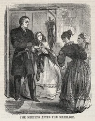Mötet efter äktenskapet, 1860.