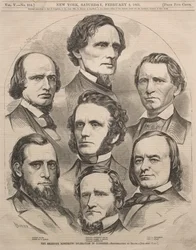 Den avskiljande Mississippi-delegationen i kongressen, 1861