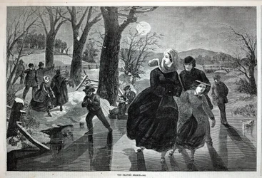 The Skating Season--1862, från Harper