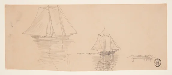 Två Schooners och Dories