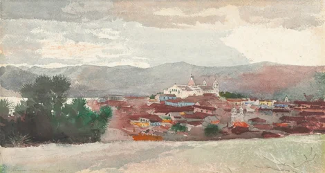 Utsikt över Santiago de Cuba, 1885.