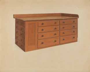 Skräddarbord, 1937.