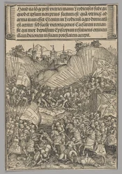 Battle for Liège, skylt 8 från Historiska scener från kejsar Maximilian I:s liv från triumfbågen