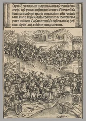 Slaget vid Guinegate, plansch 4 ur Historiska scener ur kejsar Maximilian I:s liv från triumfbågen