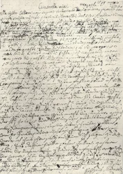 Wolfgang Amadeus Mozart (1756-1791) österrikisk kompositör. Handskrivet brev till sin syster Nannerl. Neapel 19 mars 1770
