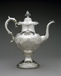 Tekanna, c. 1845-1872 (silver)