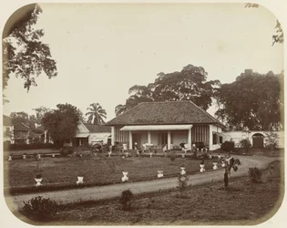 Hus på Koningsplein i Batavia