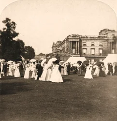 Garden Party, Buckingham Palace, London, England, 1900.
