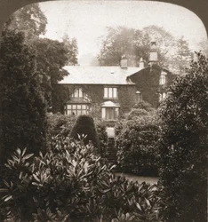 Rydal Mount, William Wordsworths hem, Lake District, England, 1903.