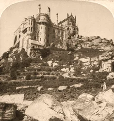 St. Michaels Mount, Benedictine Monastery, Penzance, Cornwall, 1900.