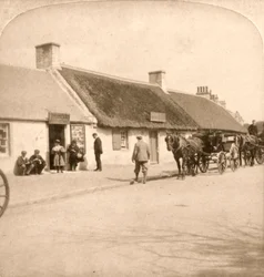 Robert Burns födelseplats, Ayr, Skottland, 1896.