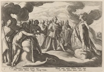 Jupiter och gudarna ber Helios att återuppta kontrollen över vagnen