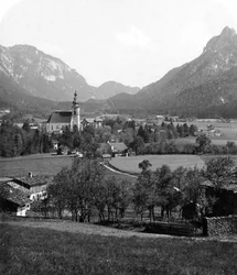 Bad Reichenhall och Grossgmain, Tyskland och Österrike, c1900-talet.