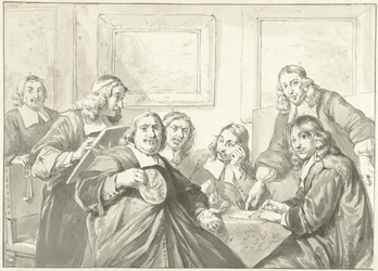 Övervakarna av Saint Luke-gillet i Haarlem, 1675.