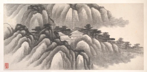 Landscapes of the Twelve Months, ca 1685 (album med tolv målningsblad; tusch på papper)