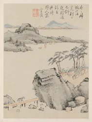 Album of Seasonal Landscapes, Leaf C (föregående blad 6)