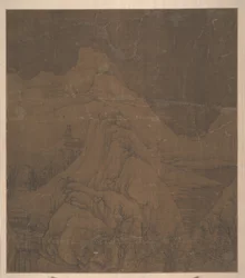 Snötäckta berg, ca. 1000.