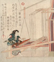 Hataori-vävning, c1829.