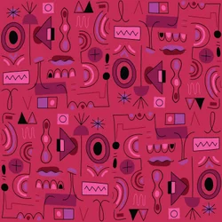Sömlöst mönster, 2018, vektorgrafik