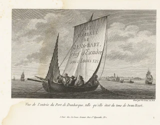 Ingang tot de haven van Duinkerke, ca. 1693-1694 Utsikt över ingången till Dunkerques hamn, som den var på Jean-Barts tid (titel på objektet) Samling av striderna av Jean-Bart, skvadronchef under Ludvig XIV (serietitel)