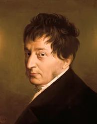 Självporträtt. Målning av Zacarias Gonzalez Velazquez (1763-1834)