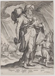 Fattigdom, från dygder och laster, 1596-97., 1596-97.