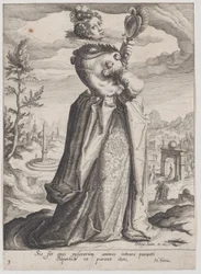 Stolthet, från dygder och laster, 1596-97., 1596-97.