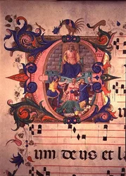 Missal 515 f.13v The Massacre of the Innocents, från en körbok avrättad före 1449 (för detaljer se 88910-11)