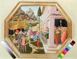The Abduction of Helen, c.1450-5 (äggtempera på trä)