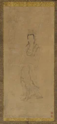 Stående Guanyin, 1600-talet.