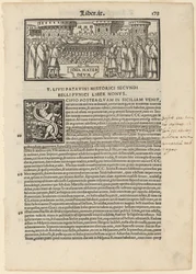 Sida från Livius Historiabum Libri, 1520.